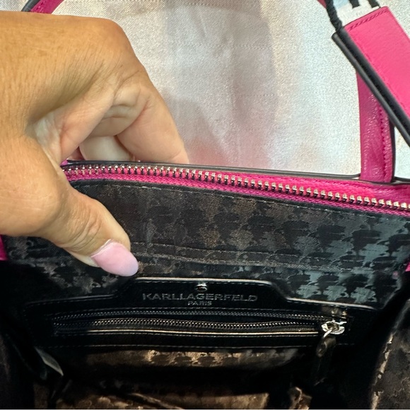 KARL LAGERFELD NWT CROSSBODY/TOTE - Picture 8 of 15